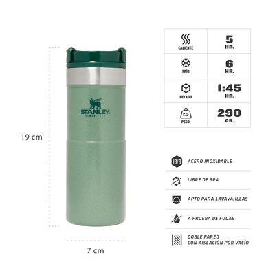 Botella Térmica Stanley Travelmug Neverleak 354 Ml